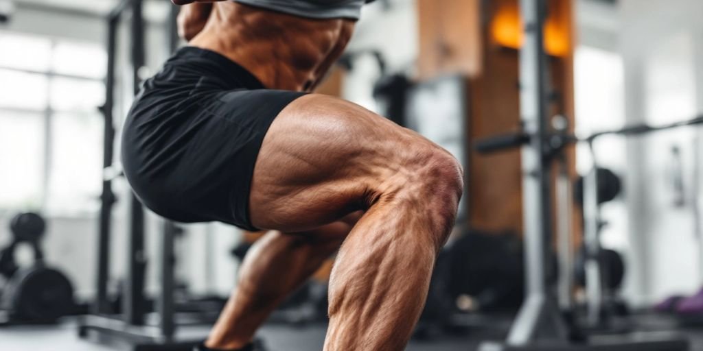 Kyykkyharjoitus, lihaksia kehittävä liike.